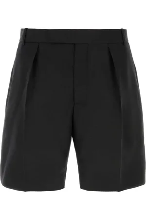 Alexander McQueen Casual Shorts, male, , L, Wool Bermuda Shorts