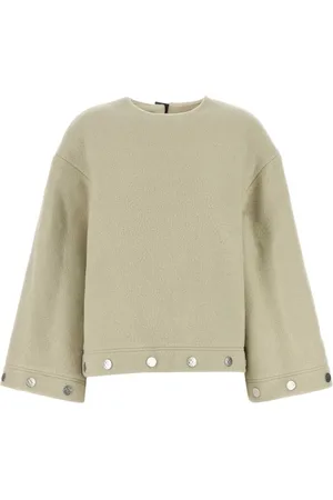 Nanushka Round-neck Knitwear, female, , M, Oversize Wool Blend Knitwear Blouse