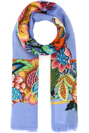 Etro Winter Scarves, female, , ONE SIZE, Printed Cotton Blend Foulard