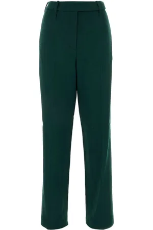 ALEXANDRE VAUTHIER Straight Trousers, female, , XS, Dark Wool Trousers