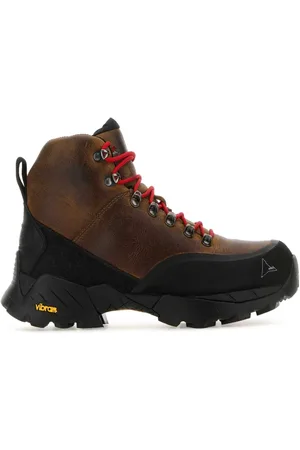 ROA Lace-up Boots, male, , 4 UK, Stylish Leather Ankle Boots