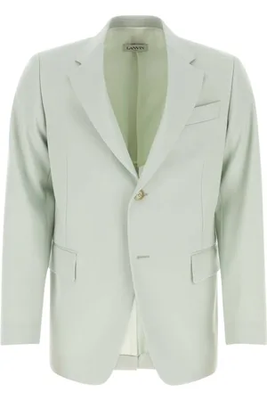 Lanvin Blazers, male, , L, Mint Wool Blazer