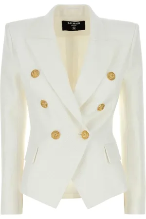 Balmain Blazers, female, , S, Viscose Blend Blazer