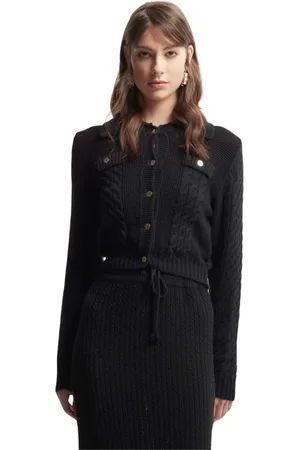 Kocca Cardigans, female, , XL, Cable Knit Collared Button Jumper