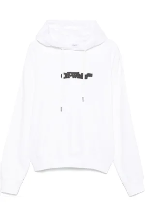 OFF-WHITE Hoodies, male, , XL, Hoodie with Logo Print
