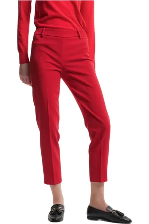 Kocca Stylish Cropped Trousers with Pockets
