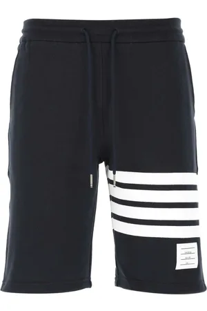 Thom Browne Casual Shorts, male, , L, Dark Cotton Bermuda Shorts