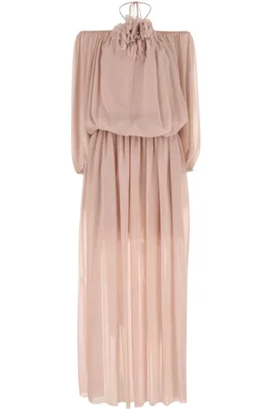 BLUMARINE Maxi Dresses, female, , XS, Elegant Long Sleeve Maxi Dress