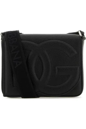 Dolce & Gabbana Cross Body Bags, male, , ONE SIZE, leather medium DG Logo Bag crossbody bag