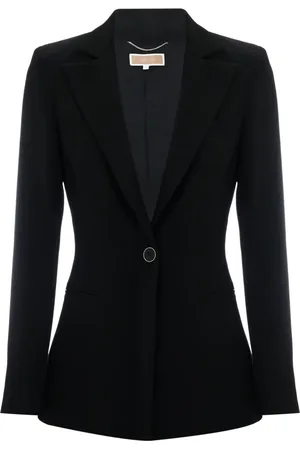 Kocca Elegant Lapel Jacket with Welt Pockets