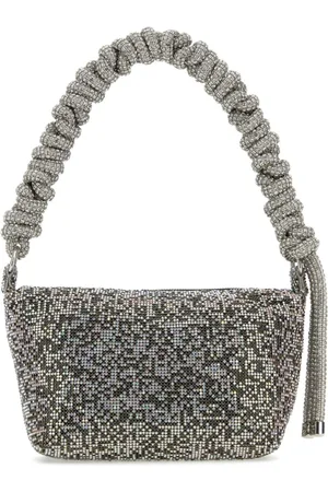 KARA Shoulder Bags, female, , ONE SIZE, Black rhinestones handbag