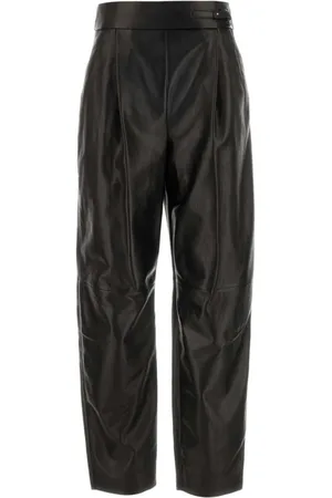 Giorgio Armani Leather Trousers, female, , XS, Stylish Leather Trousers