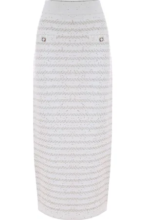 Kocca Maxi Skirts, female, , XL, Knitted Pencil Skirt with Lurex Details
