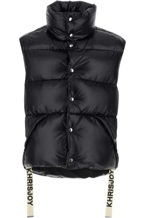 Khrisjoy Vests, male, , S, Shiny Puff Sleeveless Down Jacket