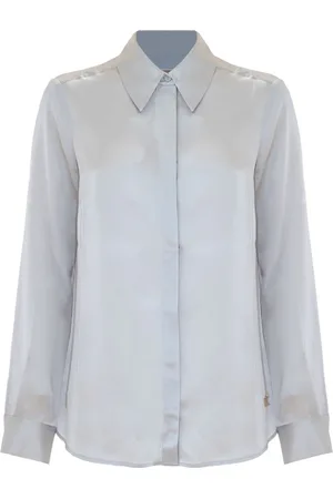 Kocca Shirts, female, , M, Silk Long-Sleeved Elegant Shirt
