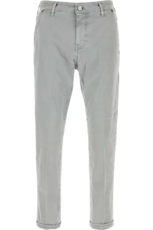 PT Torino Chinos, male, , W34, Grey Stretch Cotton Pant