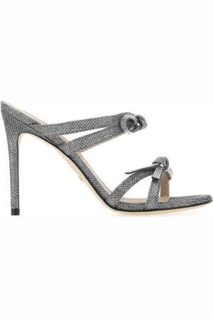 Stuart Weitzman Playful Multicolor Bow Heeled Mules