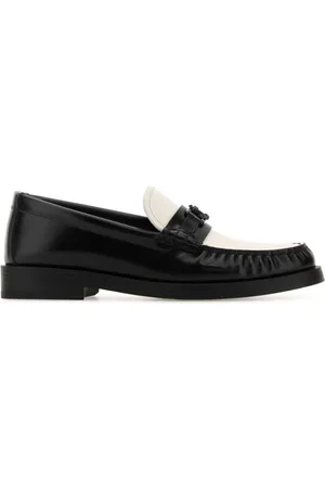 Jimmy Choo Loafers, female, , 3 1/2 UK, Addie Two-tone Leather Loafers