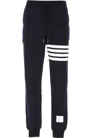 Thom Browne Navy Cotton Joggers Trousers