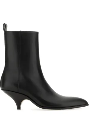 Bally Heeled Boots, female, , 4 1/2 UK, Side Zipped Pointed Toe Boots