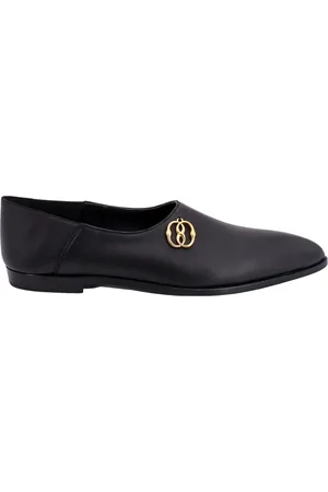 Bally Loafers, female, , 4 1/2 UK, Black Leather Pointed Toe Loafers