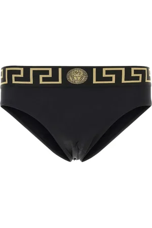 VERSACE Bottoms, male, , L, Stretch Nylon Briefs in