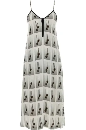 Palm Angels Midi Dresses, female, , 2XS, Maxi Viscose Dress
