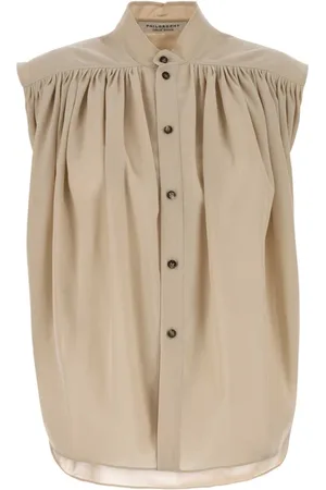 Serafini Shirts, female, , 2XS, Cappuccino Polyester Blend Shirt