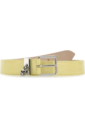 Alexander McQueen Belts, female, , 90 CM, Skull Leather Belt