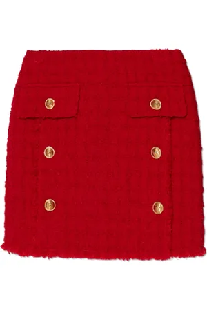 VERSACE Short Skirts, female, , XS, Tweed skirt