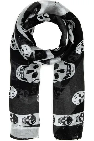 Alexander McQueen Winter Scarves, female, , ONE SIZE, Printed Silk Foulard