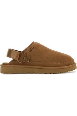 UGG Mules, male, , 6 UK, Camel Suede Slippers