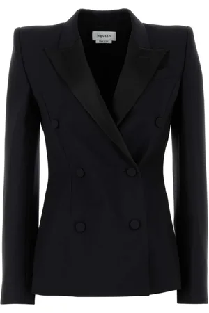 Alexander McQueen Blazers, female, , XS, Stylish Wool Blend Blazer
