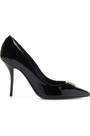 Dolce & Gabbana Pumps, female, , 7 UK, Patent Leather Pumps with DG Logo