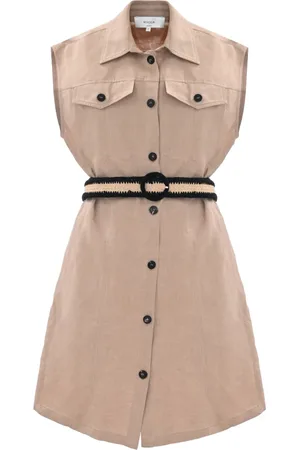 Kocca Buttoned mini dress with pockets