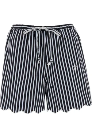 Patou Embroidered Cotton Bermuda Shorts