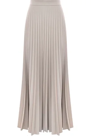 Kocca Pleated Viscose Blend Skirt
