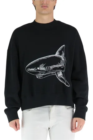 Palm Angels Split Shark Crew Sweatshirt