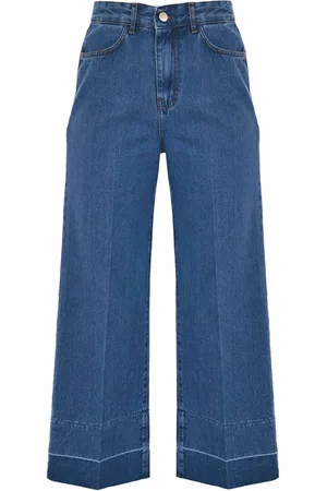 Kocca Wide Jeans, female, , W32, Wide Leg Jeans with Hem Details
