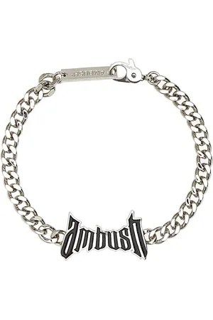 AMBUSH Silver Metal Bracelet - 17 cm Circumference