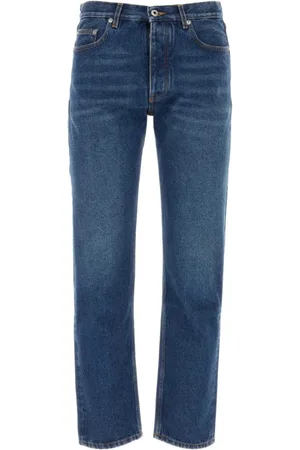 OFF-WHITE Logo Patch Straight Leg Jeans