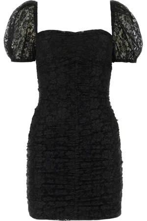 ROTATE Lace Puff Sleeve Dress
