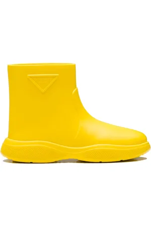 Prada Ankle Boots with Relief Logo