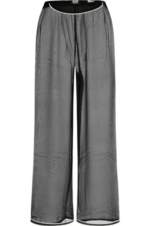 BODE Elegant Silk Wide-Leg Pant
