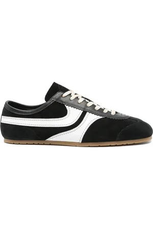 DRIES VAN NOTEN Lace-Up Sneaker with Leather Trim