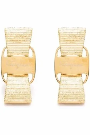 Salvatore Ferragamo Signature Vara Bow Earrings