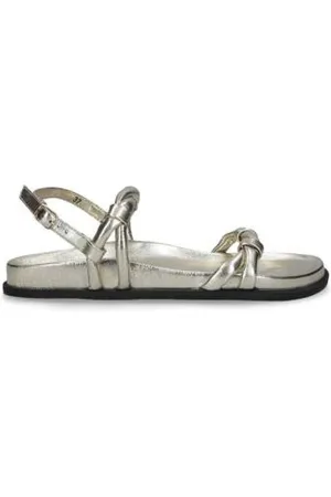 Elena Iachi Flat Sandals, female, , 6 UK, Woven Leather Ankle Strap Sandal