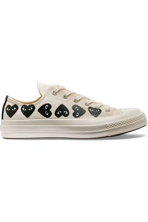 Comme des Garçons Multi Hearts Low Top Trainers