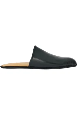 OUR LEGACY Mules, male, , 5 UK, Leather Square Toe Slippers