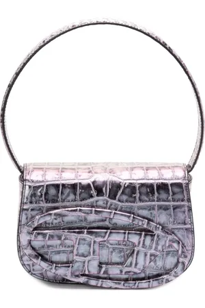 Diesel Croco Print Foldable Bag